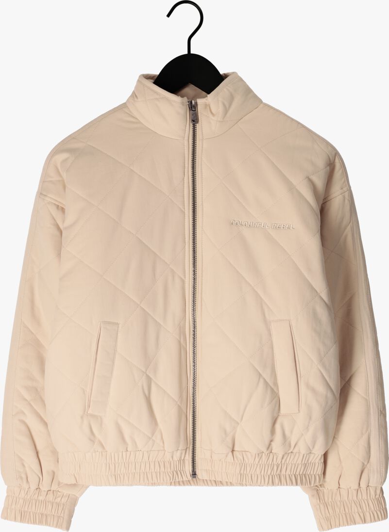 COLOURFUL REBEL zand colourful rebel jack weidy quilted washed jacket