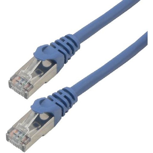 MCL 3m Cat6a S/FTP câble de réseau Bleu S/FTP (S-STP)
