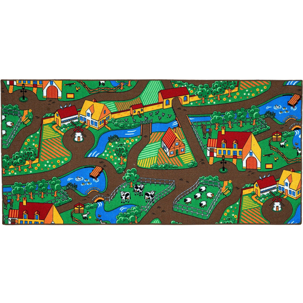 Køb Rebel Roads Farm Life Gulvtæppe - 95 X 200 Cm