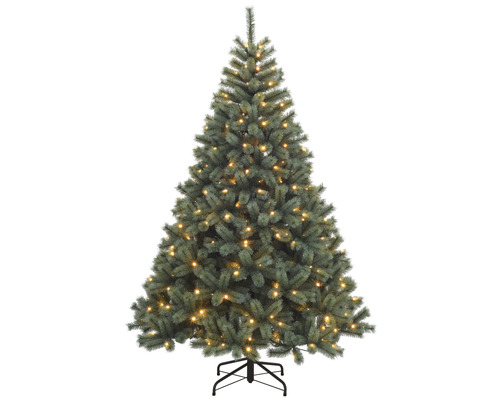 Kunstkerstboom, dennenboom Lafiora Chamonix, verlicht, H 215 cm, blauw, incl. LED