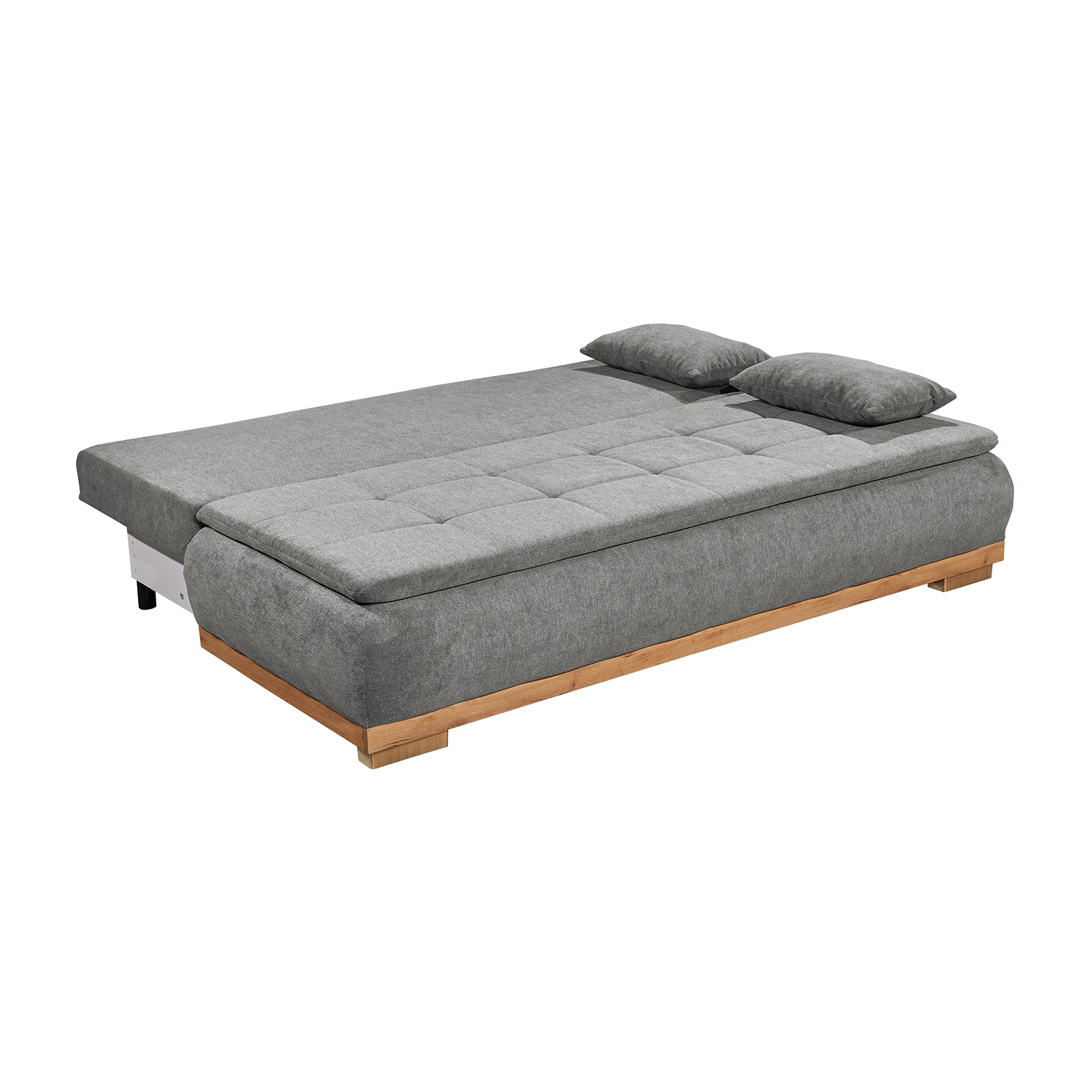 Schlafsofa - dunkelgrau - mit Funktion