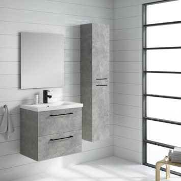 Atlantic Badkamermeubelset Sienna - Beton 60 cm