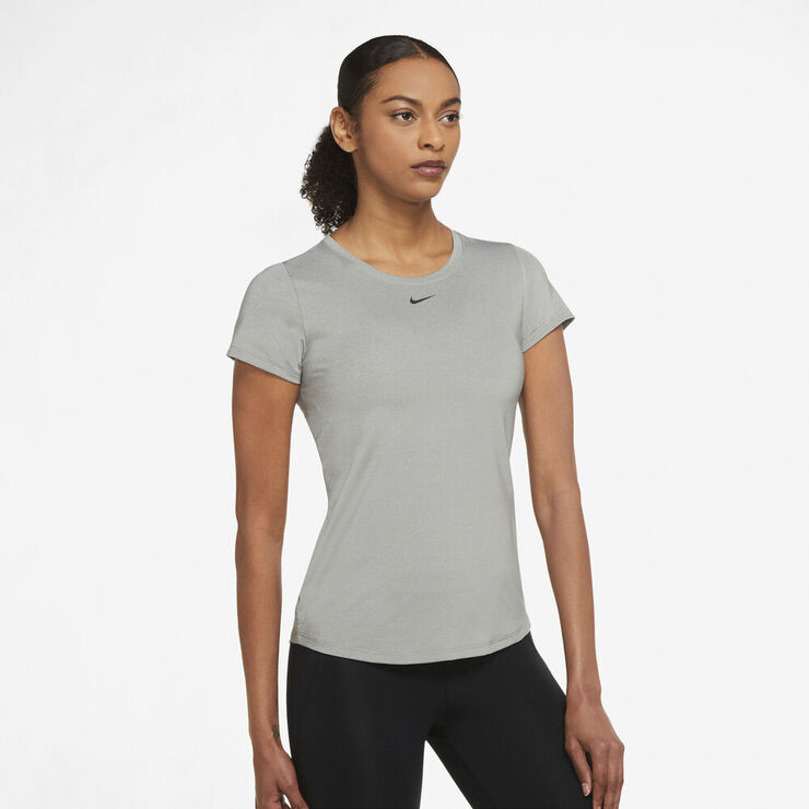 Nike Dri Fit One Slim Fit Traenings T Shirt Grå