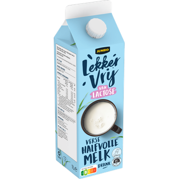 Jumbo Verse Lactosevrije Halfvolle Melk 1L