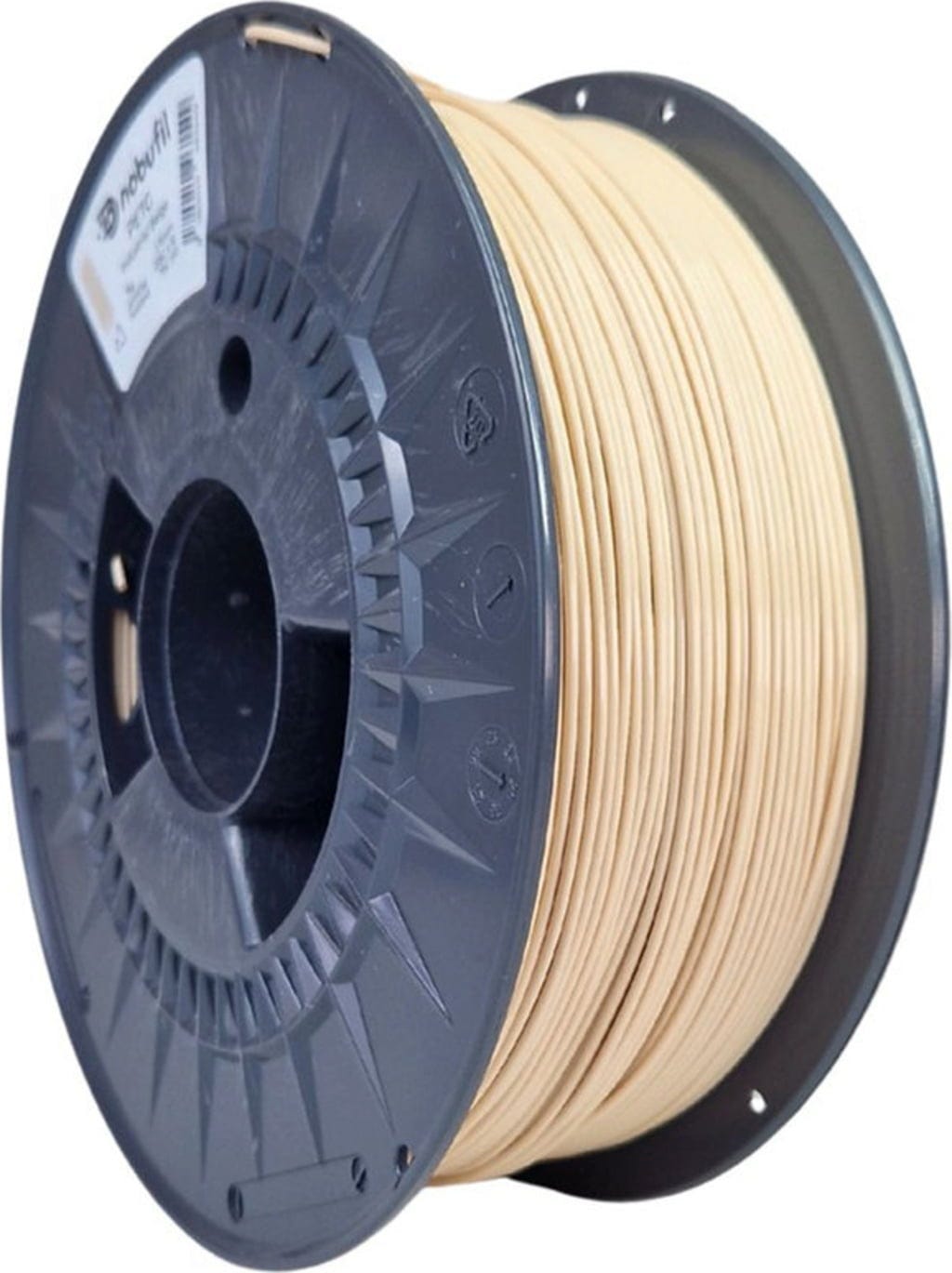Nobufil  PETG Industrial Beige, 1,75 mm / 1000 g    Leicht zu druckendes PETG Filament aus recyceltem Kunststoffabfall in Industrial Beige