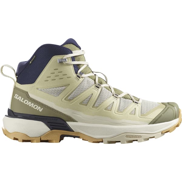 Chaussure de randonnée mid SALOMON X ULTRA 360 EDGE MID GORE-TEX ALMOND MILK/ALOE/MARITIME BLUE