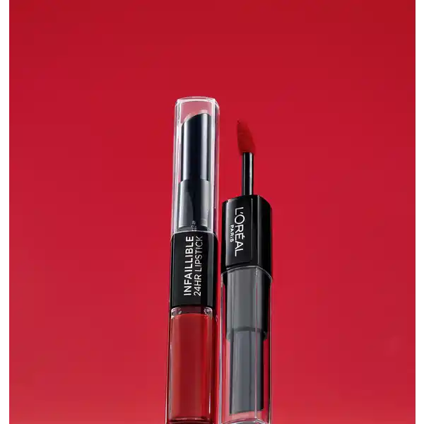 Lippenstift Infaillible 2-Step 502 Red to Stay