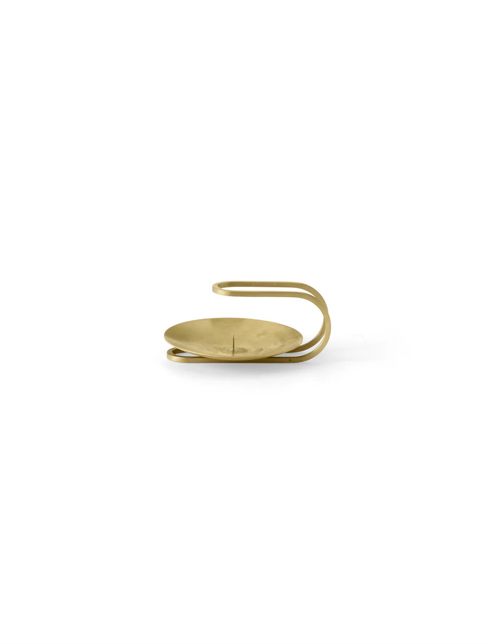 Audo Copenhagen  Clip lysestage, Brass - H5 cm.