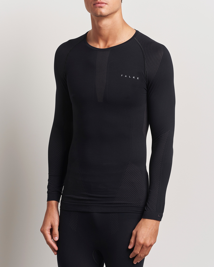 Falke Sport Long Sleeve Warm Shirt Black