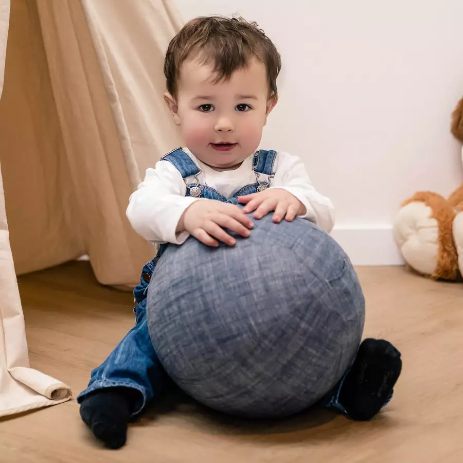 Hoppediz Kinderball Luftballon-Hülle Denim