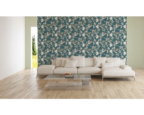 Vliesbehang 36499-7 Michalsky 3 - Dream Again Effen groene strepen