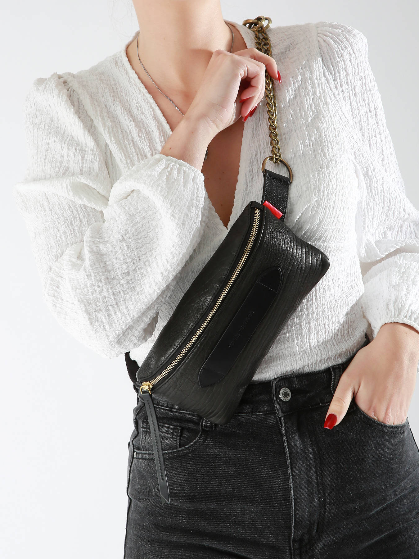 Sac banane Coachella Bubble cuir MARIE MARTENS