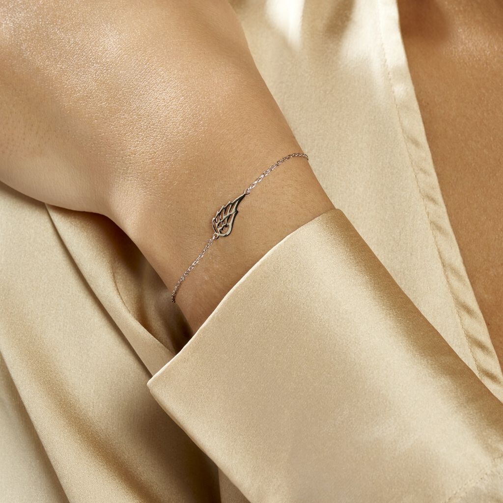 Bracelet Taiana Argent Blanc