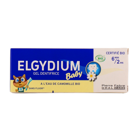 Elgydium dentifrice bio bébé - De 6 mois à 2 ans