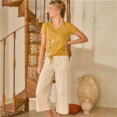 Pyjama femme motif perruche - DODO HOMEWEAR