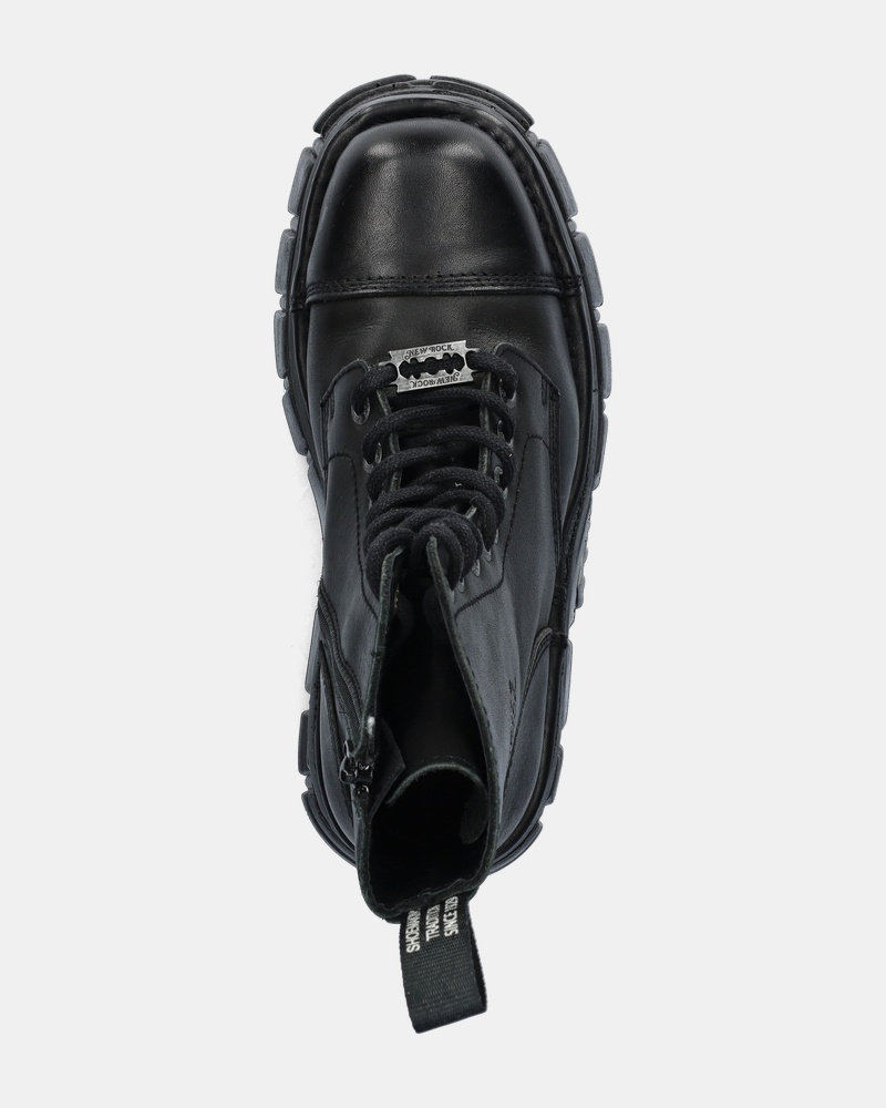 New Rock Mili083 - S21 Tow Veterboots  - zwart