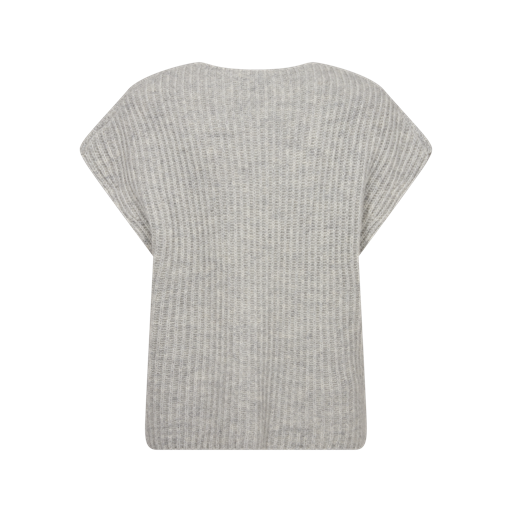 Copenhagen Muse Nuggy Strikvest, Light Grey Melange, XS/S