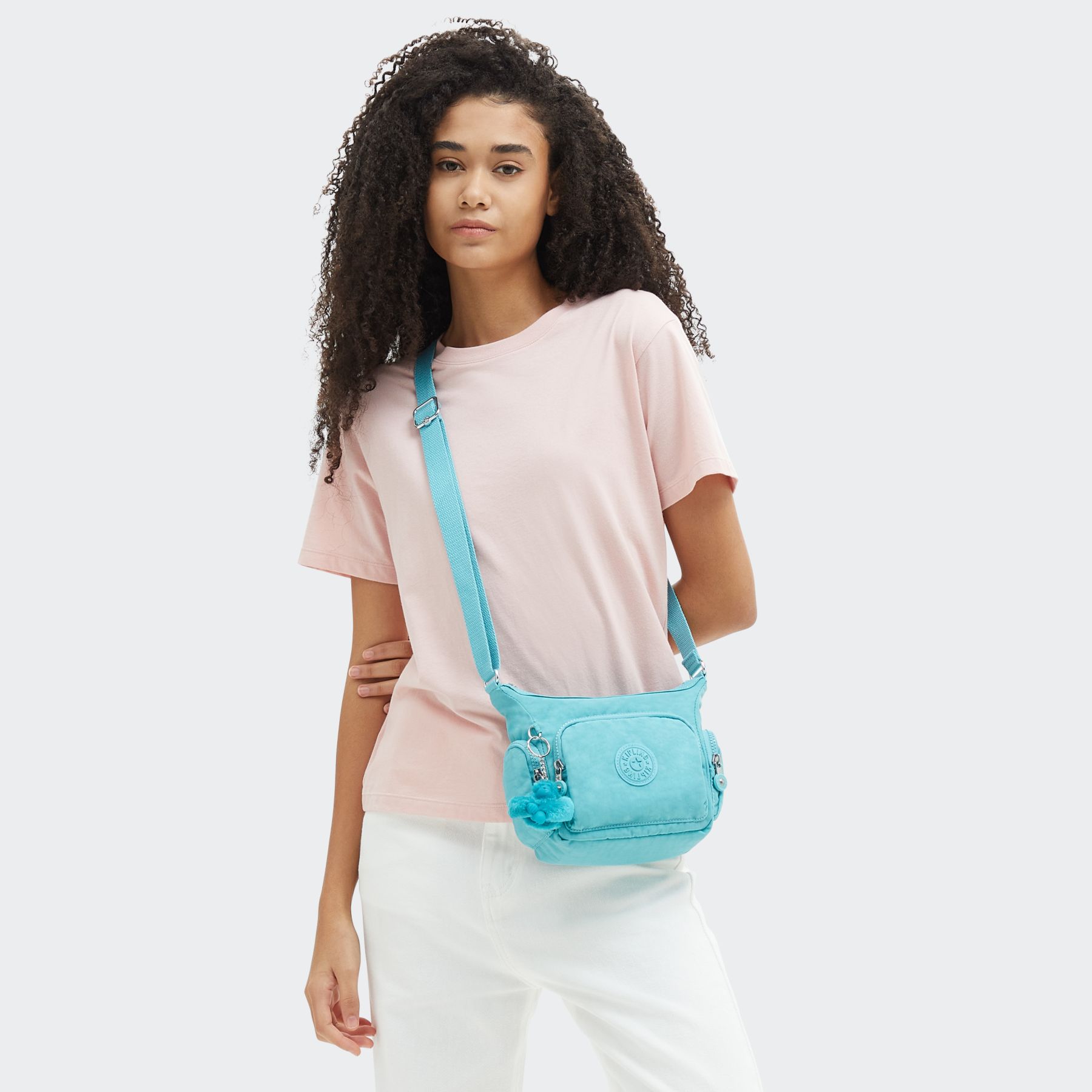 GABBIE MINI Petit sac à bandoulière avec sangle réglable - Deepest Aqua