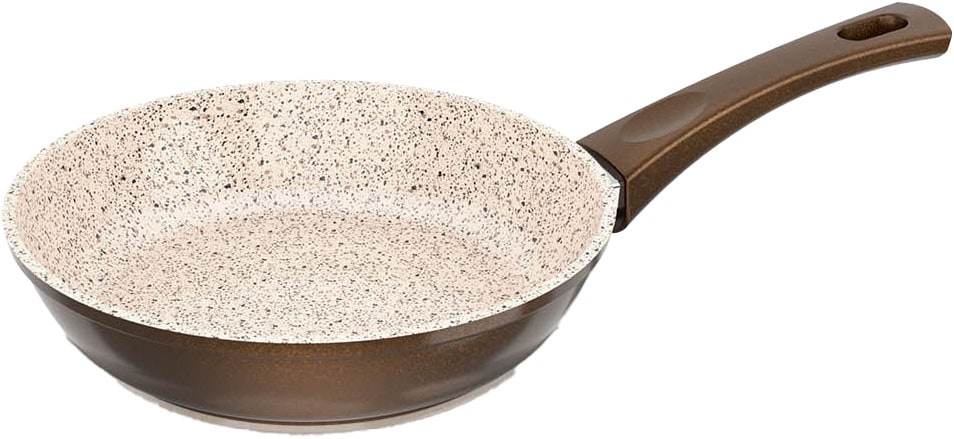 Genius Pfannen-Set »Cerafit Granit - Grand-Edition Pfanne, 7-teiliges Set« Edelstahl Set, je 1x Pfanne + Deckel 24 cm + 28 cm, 1x Pfanne 20 cm, 2x Einleger, 7 Stk. tlg. geeignet für Aufläufe, zum Schmoren o. Backen - ohne Griff und Deckel