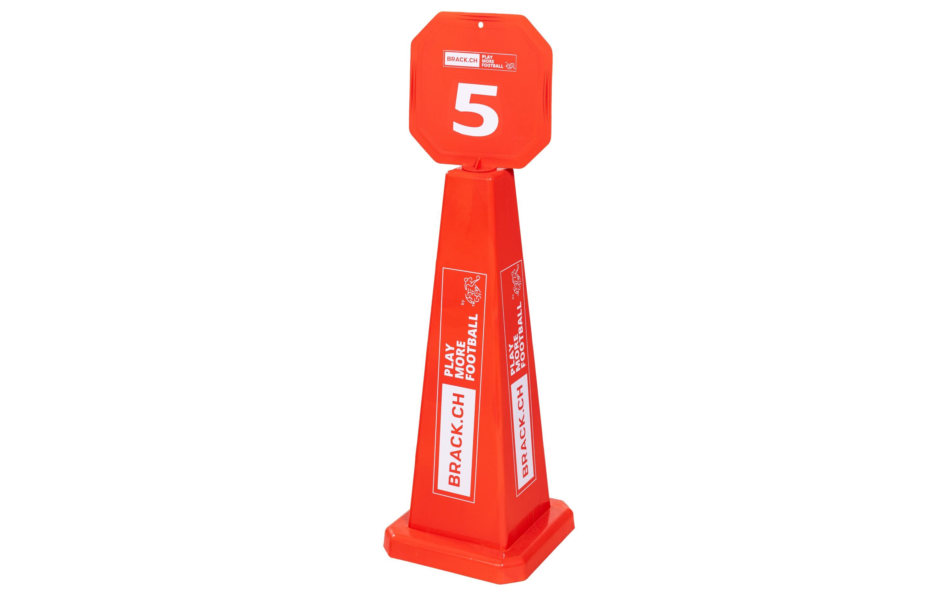 Play More Football Pylonen, 6 Stk.6 Beschriftete Pylonen
