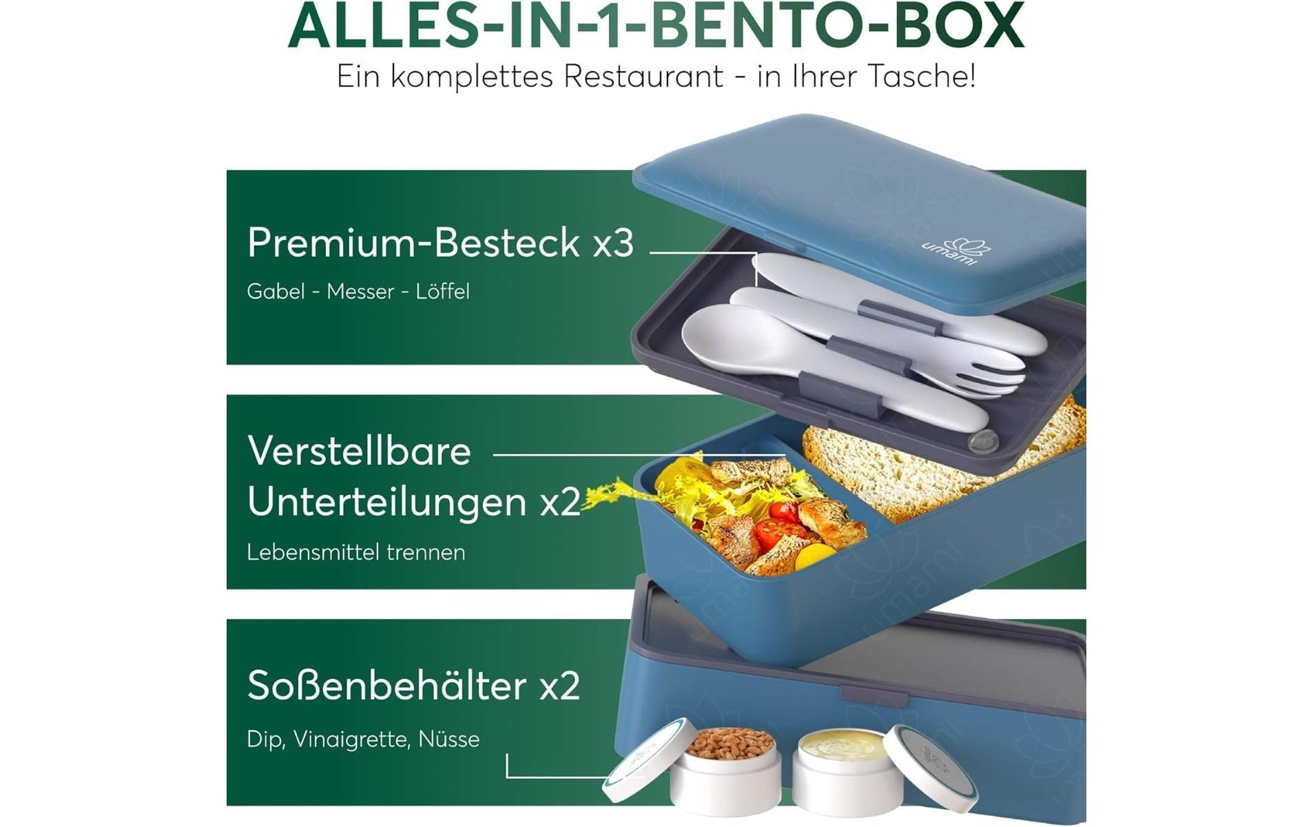 Lunchbox Original L Denim BluePraktische und nachhaltige Lunchbox