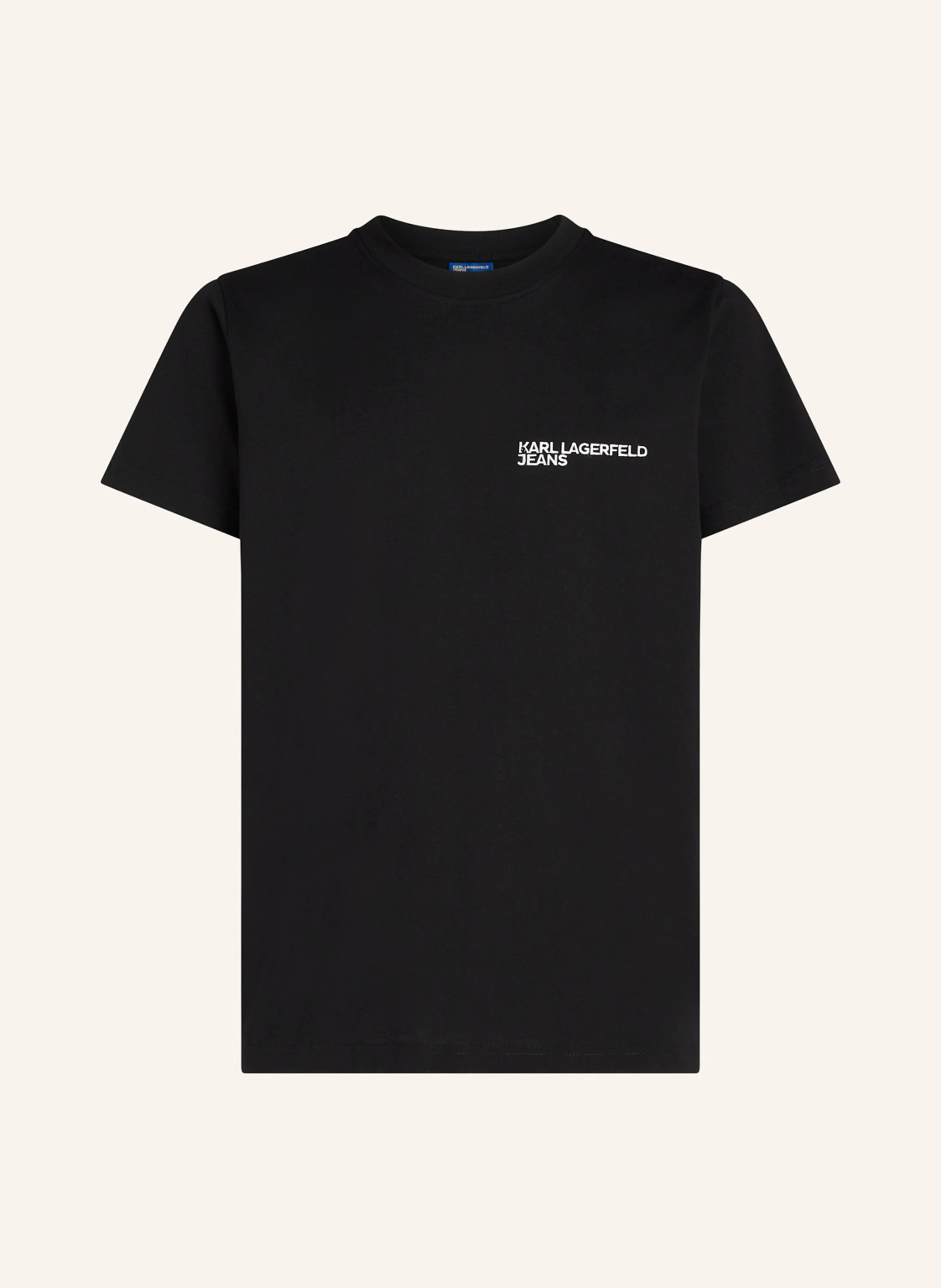 KARL LAGERFELD JEANS SCHMAL GESCHNITTENES T-SHIRT MIT KLJ-LOGO