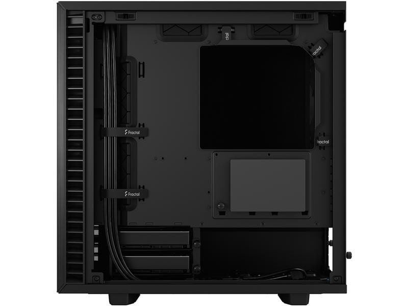 Fractal Design PC-Gehäuse Define 7 Mini Solid Schwarz Elegantes Mini-Tower-Gehäuse