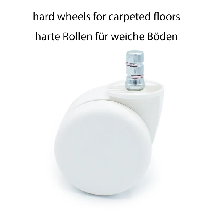 Wilkhahn - AT 187/71 Mesh Bürodrehstuhl mit Sitztiefenverlängerung, weiss / hellgrau (Hartboden)