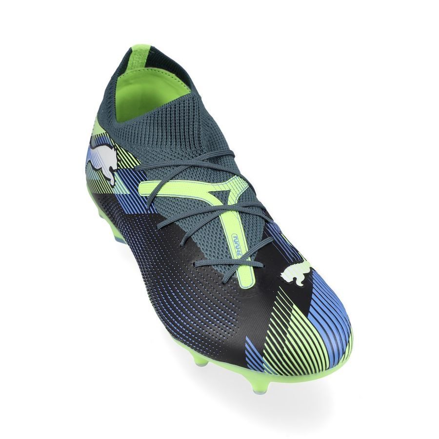 PUMA Future 7 Match SG Lights Out - Gray Skies/Blanc/Fizzy Apple