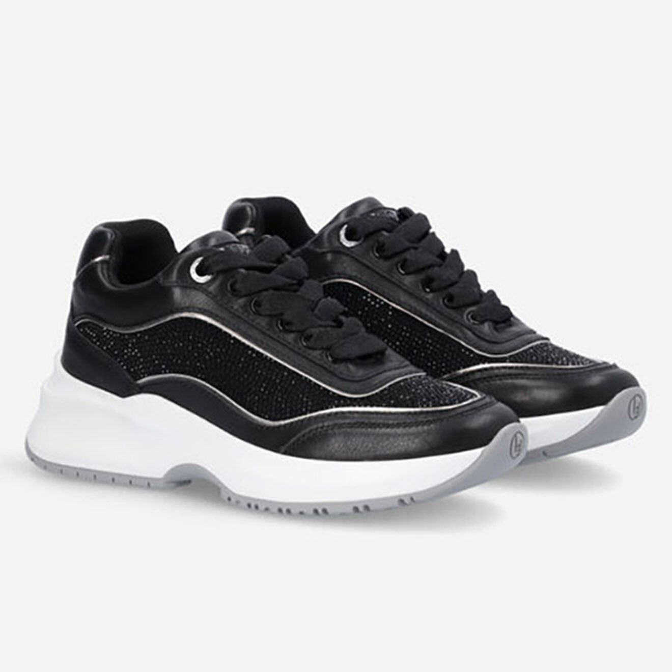 Liu-Jo Sneakers en Cuir Alizée noires