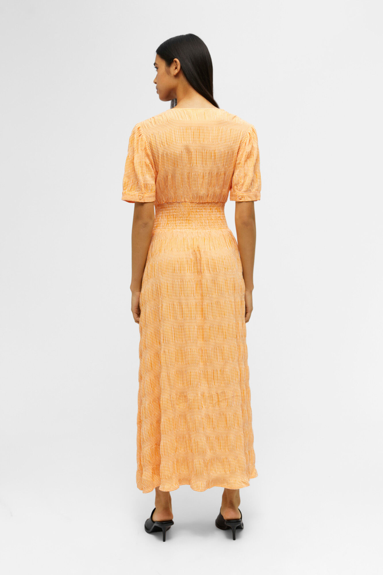 Vestido com botões na frente - Branco