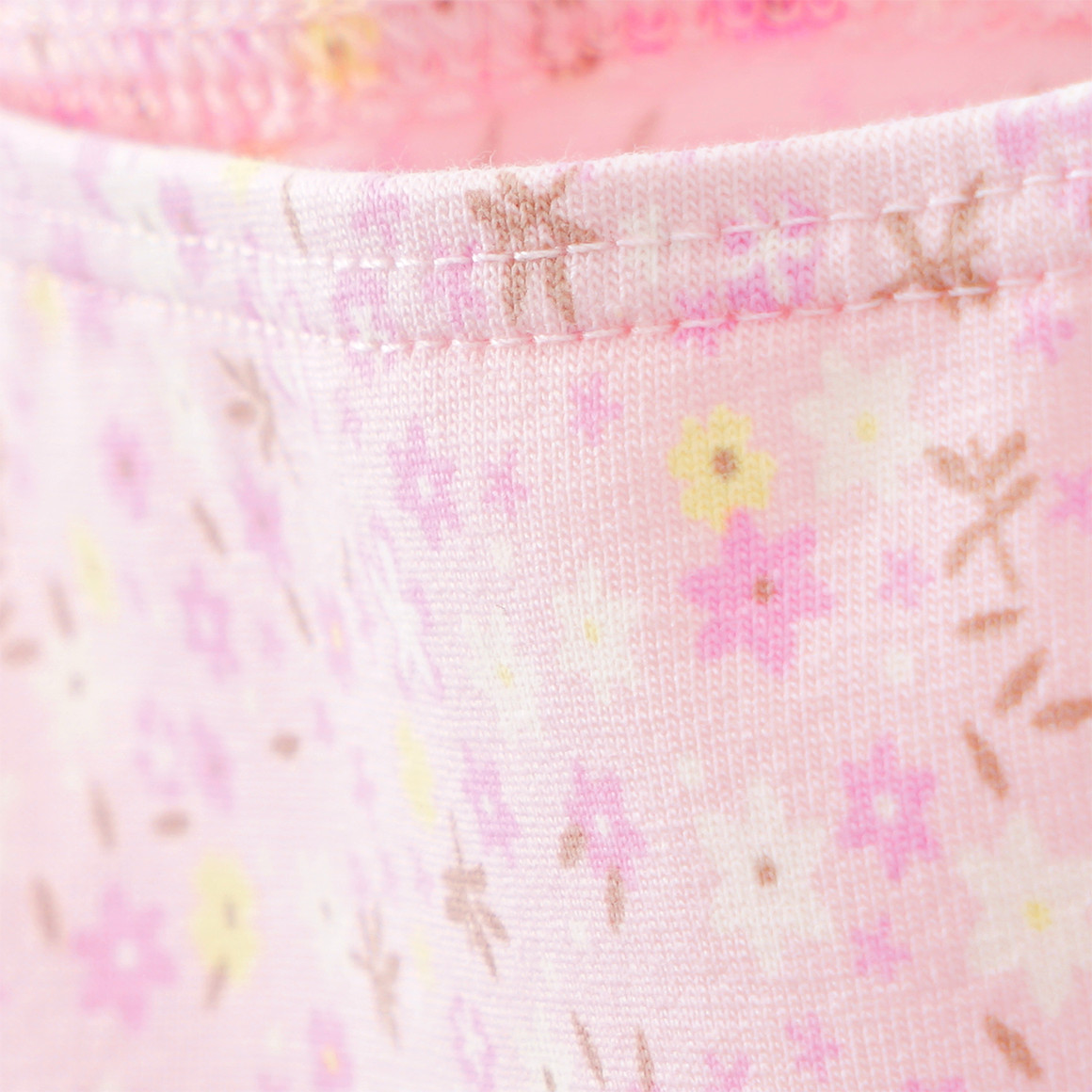 Topomini 3 Baby Pantys mit Bio-Baumwolle rosa / hellgelb