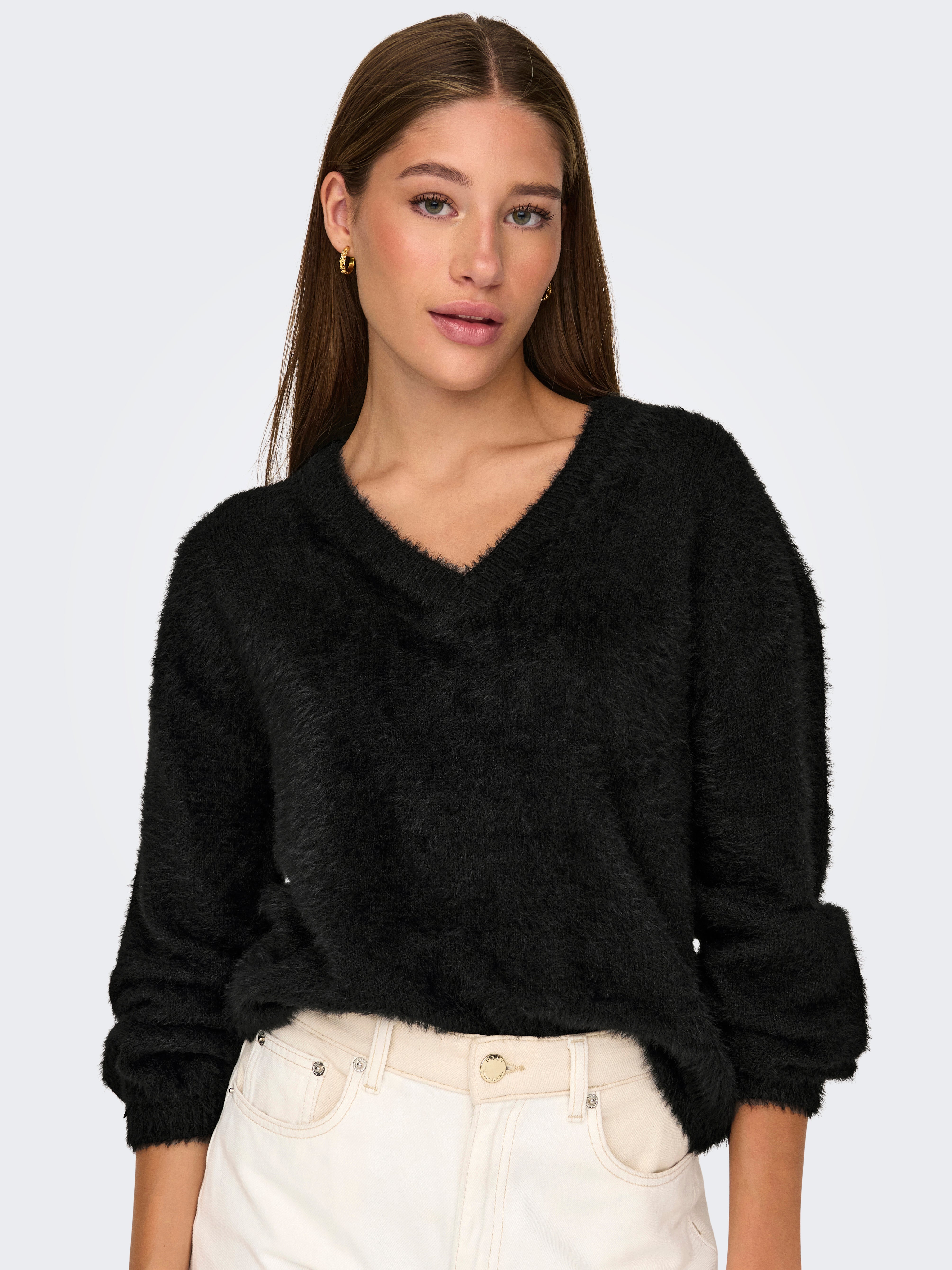 JDYJOLA Strickpullover Black