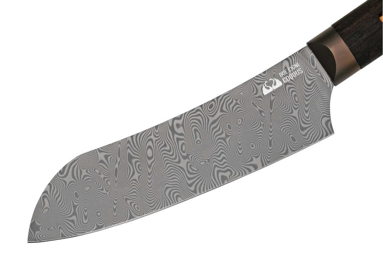 Due Cigni Coquus Balbach Damascus 2C2103DGD santoku 18 cm