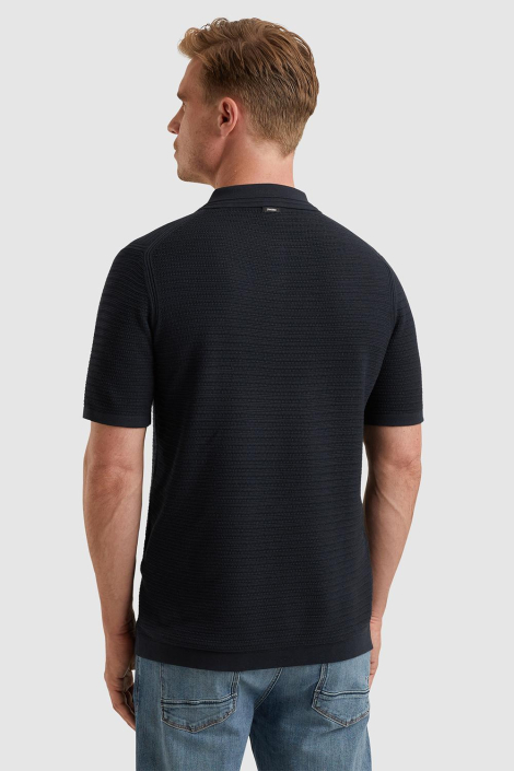 Vanguard blauwe heren polo