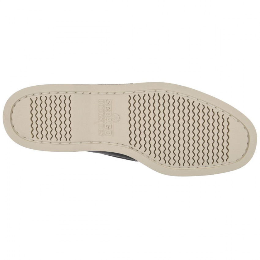 DOCKSIDES PORTLAND CRAZY DK Grey-Chaussures bateau pour homme en cuir Portland