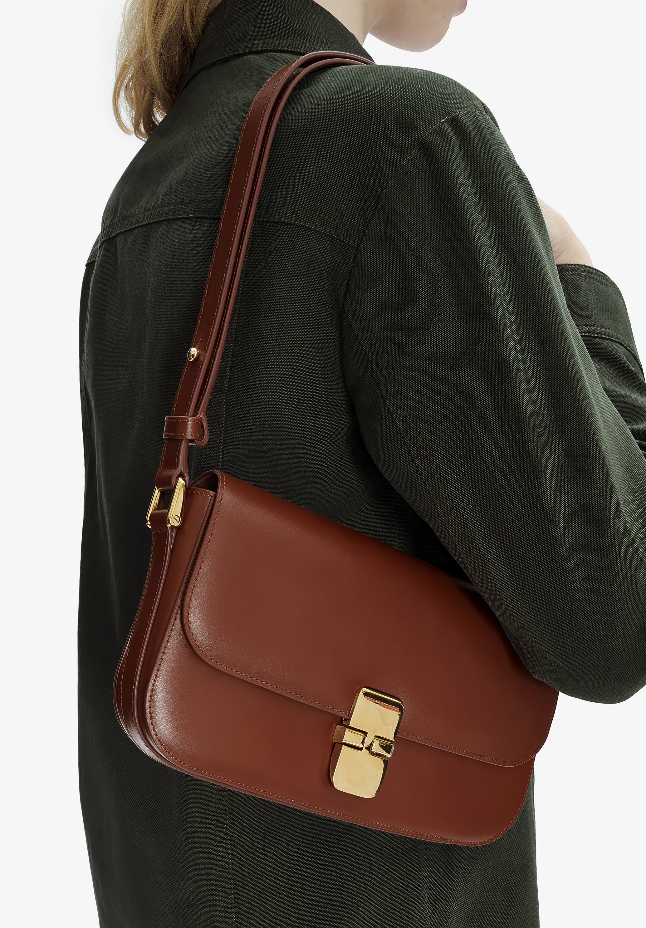 Sac Grace Porté Épaule - Noisette