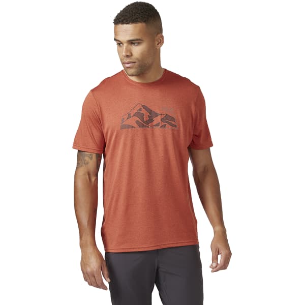 T-shirt randonnée RAB MANTLE MOUNTAIN TEE RED CLAY