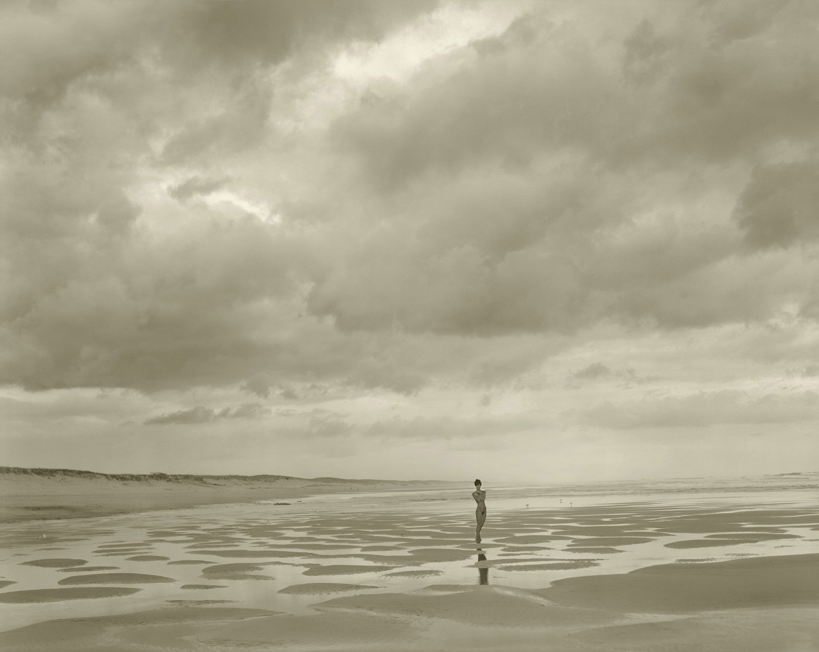 Maia; Montalivet, France, 1992 by Jock Sturges | Trunk Archive - Limited Edition. Edition of: 150. Studio Stamp.