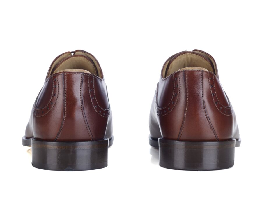 Richelieu homme Marron semelle cuir - CORBY