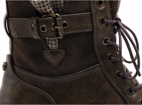Mustang boots bottine talons femme 1229521 marron