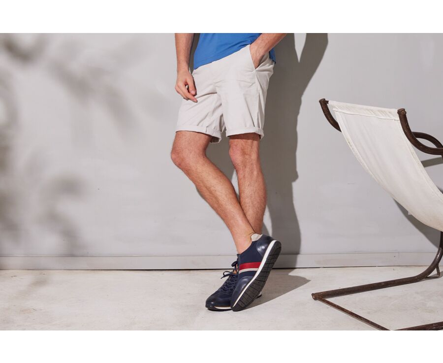 Bermuda chino homme Greige - BARRY