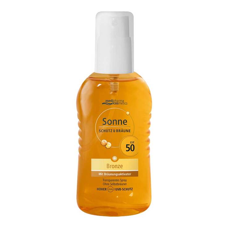 Sonne Schutz & Bräune Pump-Spray bronze LSF 50, 200 ml