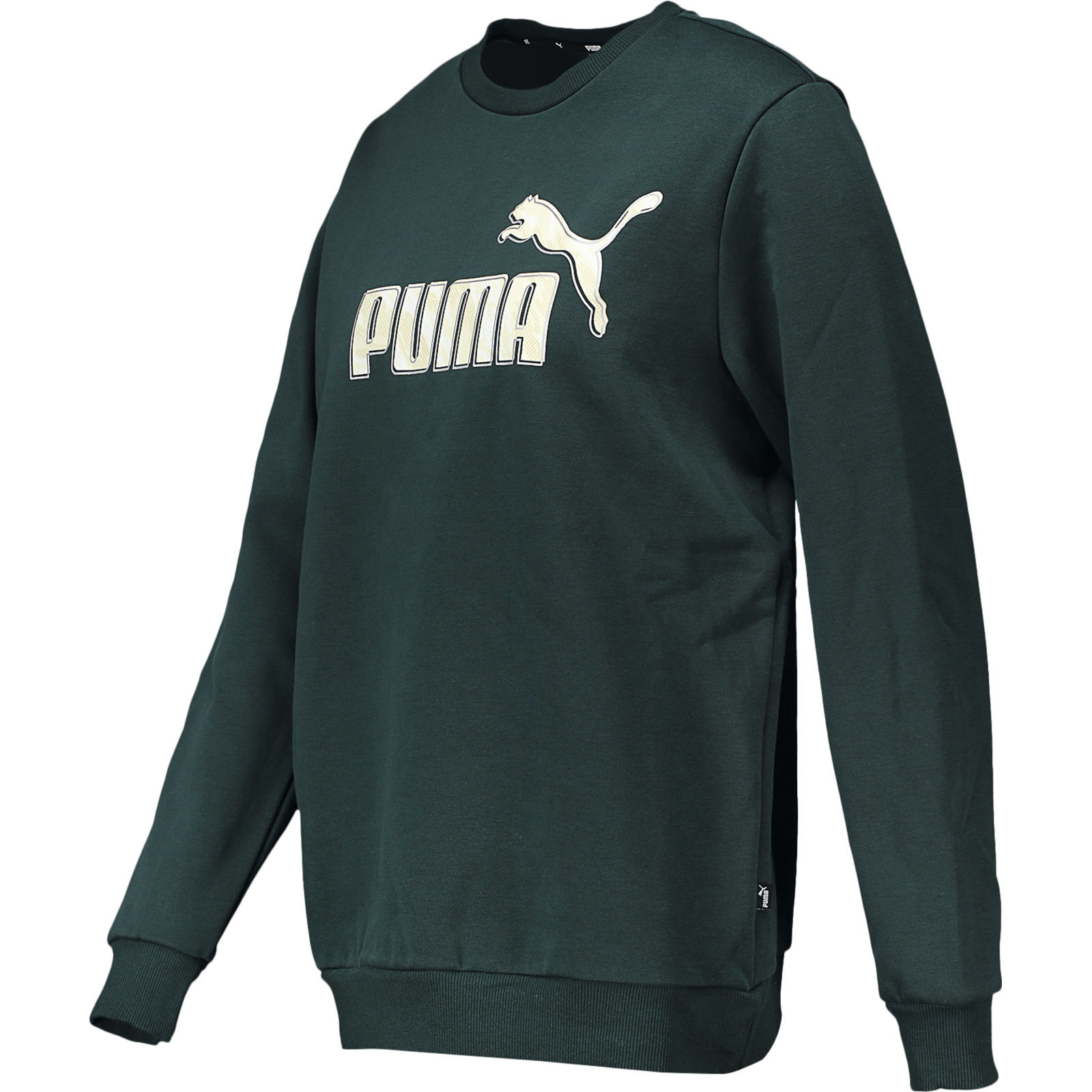 Puma Herren-Sweatshirt Graphic Crew XL, dunkelgrün