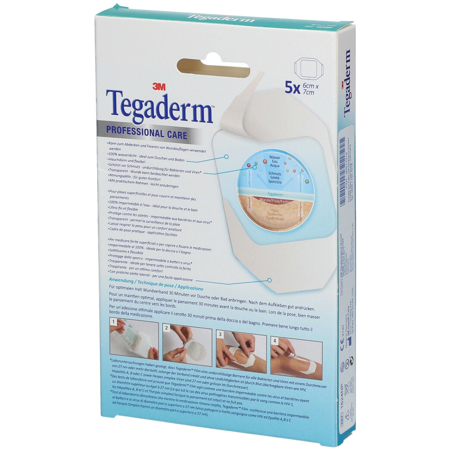 Tegaderm Film 6 x 7 cm