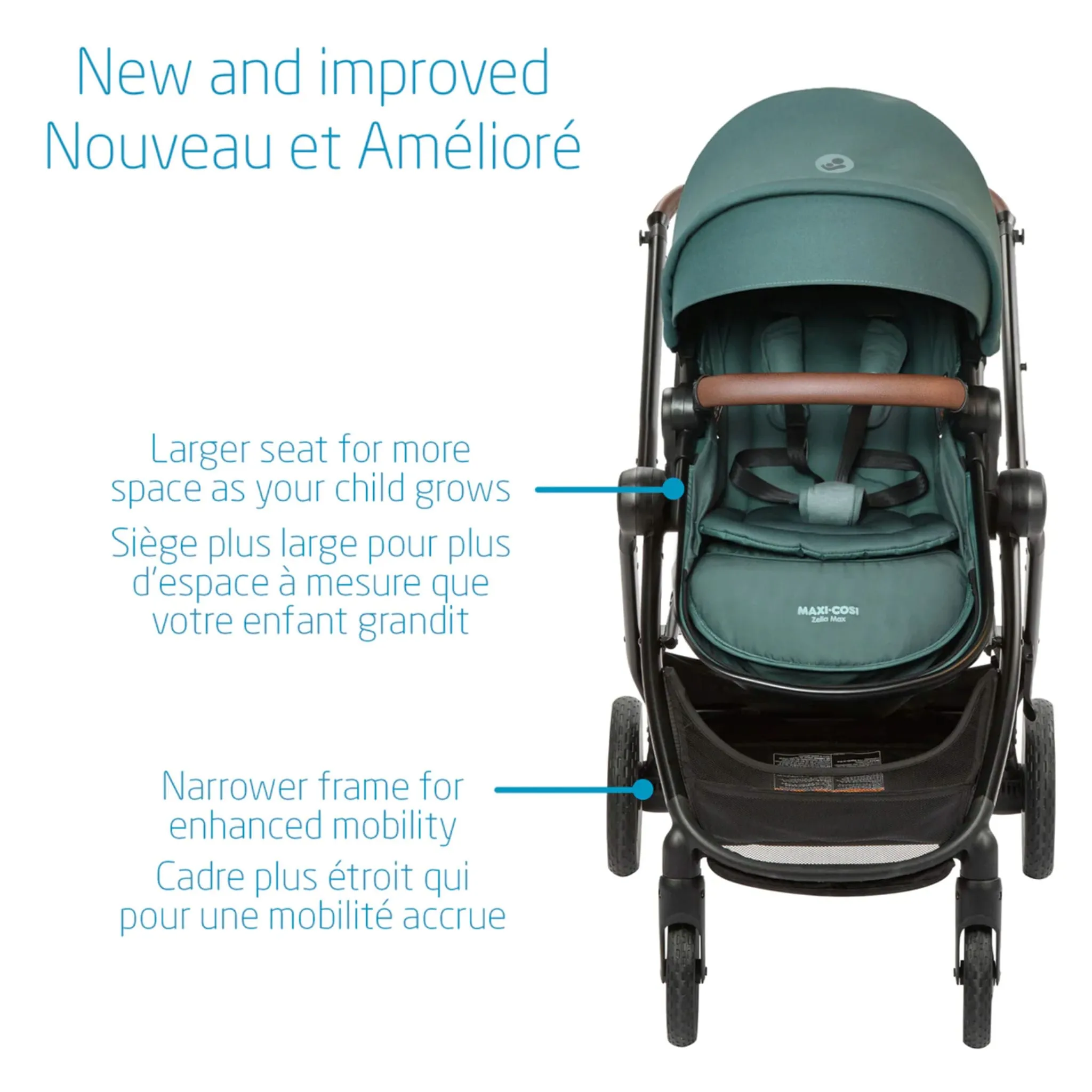 Maxi-cosi Système de Voyage Zelia Max - Essential Vert