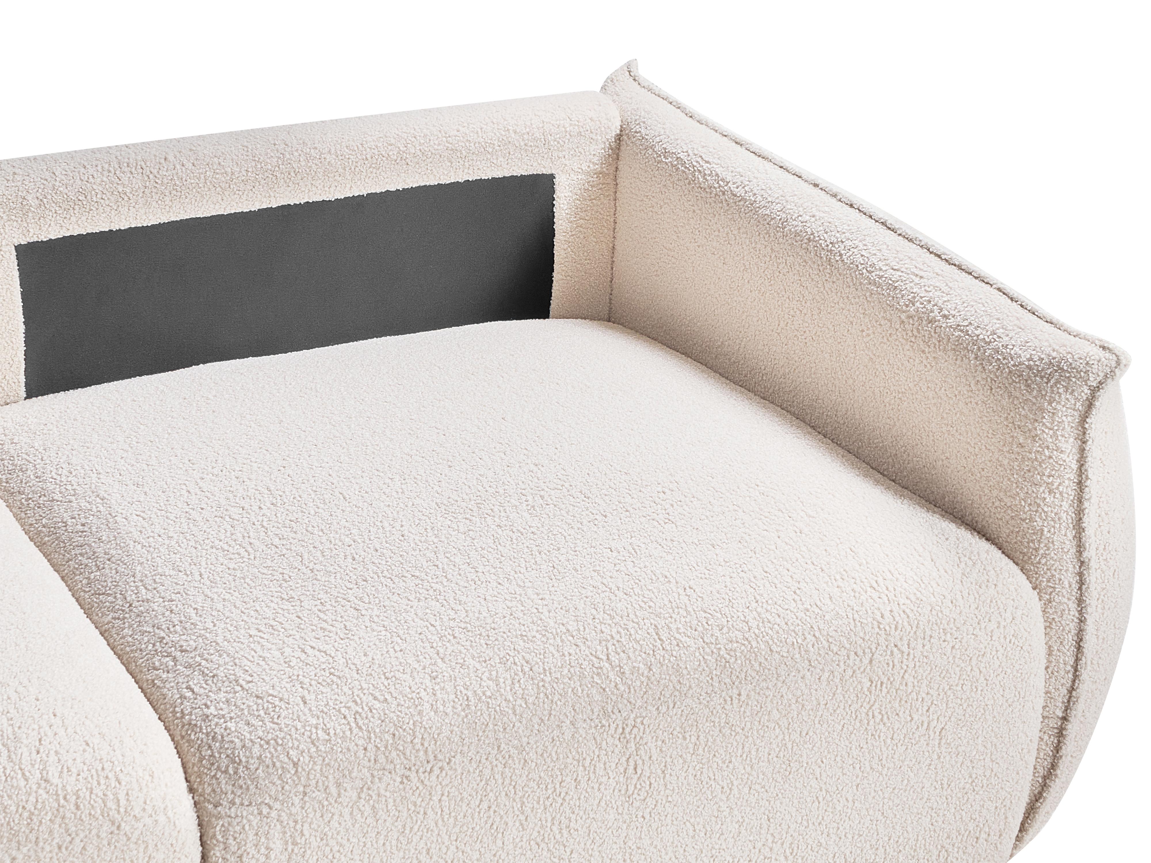 Modulaire bank 2-zits MESNALI Bouclé Gebroken wit