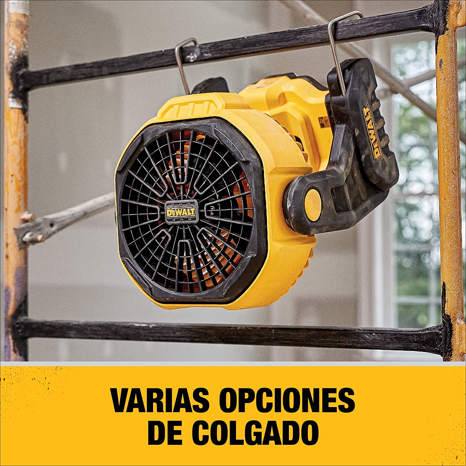 Ventilador sem fio DEWALT 20V MAX para canteiro de obras, 11 polegadas, somente ferramenta (DCE511B)