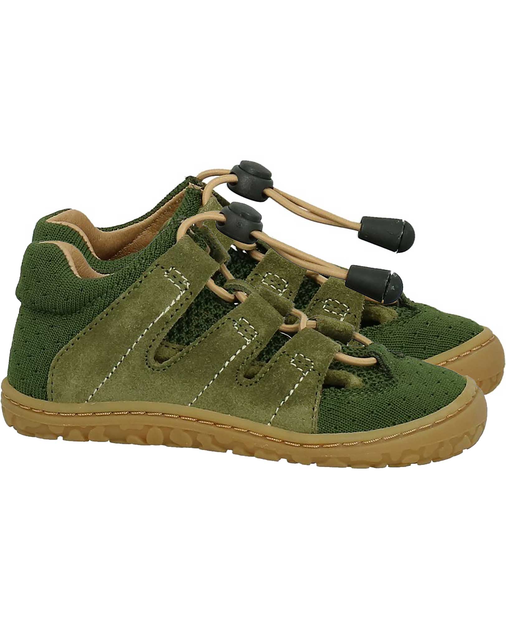 Sandalen NOLO BAREFOOT mit Zehenschutz in olive