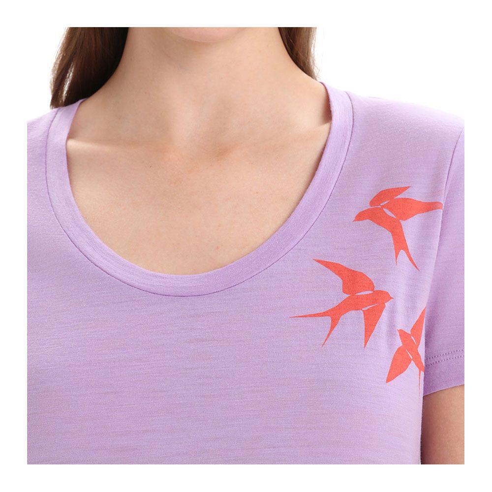 Icebreaker TECH LITE II - Tee-shirt Femme purple gaze
